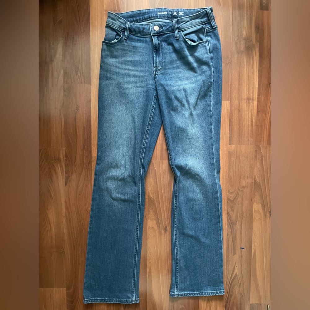 Old Navy Men's Straight Jeans in Deep Blue